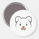 Puppy Wink Magneet (Voorkant / Achterkant)