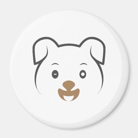 Puppy Wink Magneet (Voorkant)