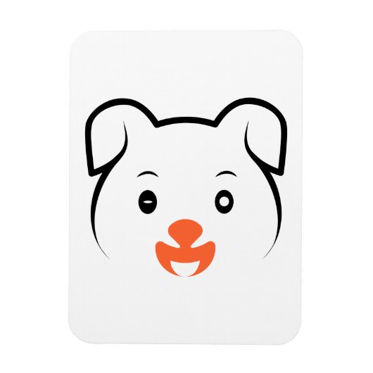 Puppy Wink Magneet (Verticaal)