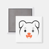 Puppy Wink Magneet (Voorkant / Achterkant)