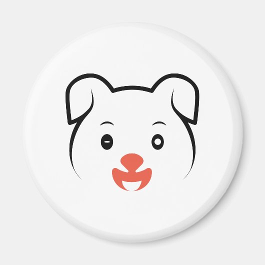 Puppy Wink Magneet (Voorkant)