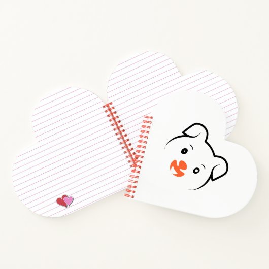 Puppy Wink Notitieboek (Binnen)