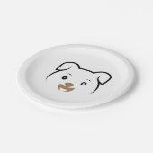 Puppy Wink Papieren Bordje (Gekanteld)