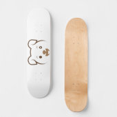 Puppy Wink Persoonlijk Skateboard (Voorkant)