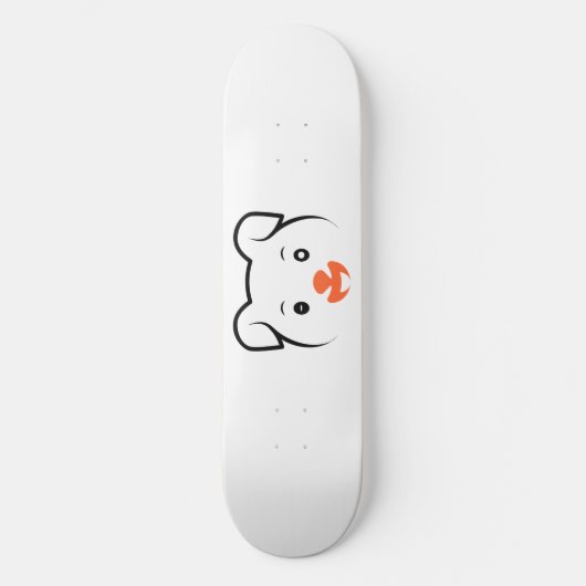 Puppy Wink Persoonlijk Skateboard (Voorkant)