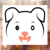Puppy Wink Raamsticker (Vel 2)