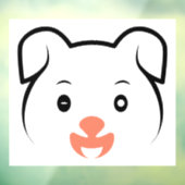 Puppy Wink Raamsticker (Vel 3)
