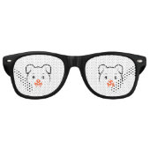 Puppy Wink Retro Zonnebril (Voorkant)