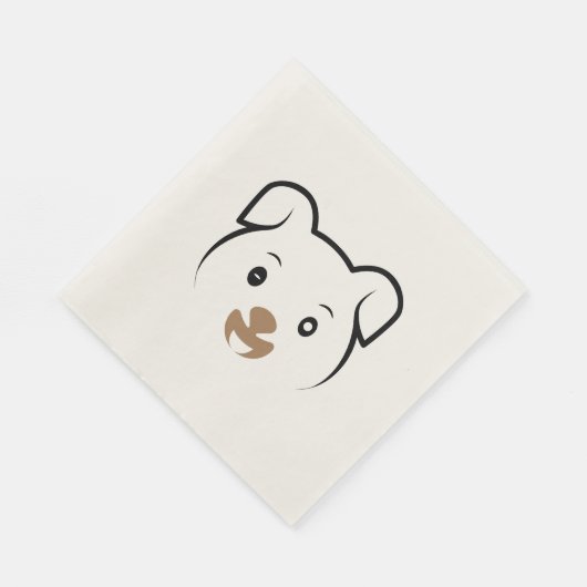 Puppy Wink Servet (Hoek)