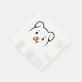 Puppy Wink Servet (Hoek)