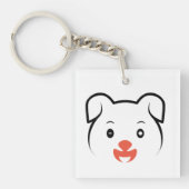 Puppy Wink Sleutelhanger (voorkant)
