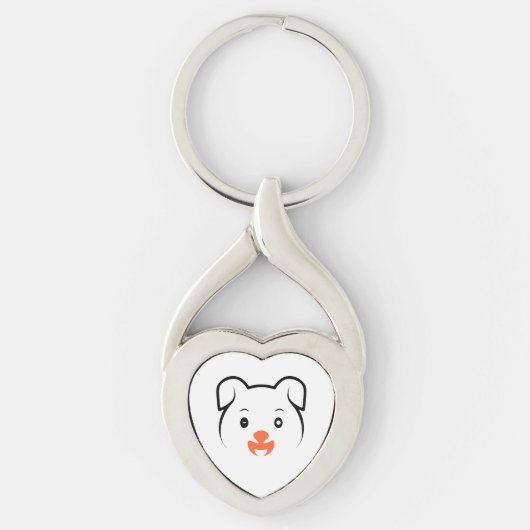 Puppy Wink Sleutelhanger (Voorkant)