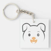 Puppy Wink Sleutelhanger (Voorkant)
