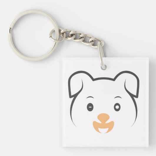Puppy Wink Sleutelhanger (Voorkant)