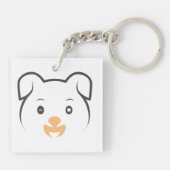 Puppy Wink Sleutelhanger (Achterkant)