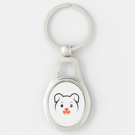 Puppy Wink Sleutelhanger (Voorkant)