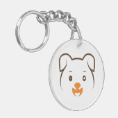 Puppy Wink Sleutelhanger (Voorkant Links)