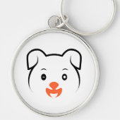 Puppy Wink Sleutelhanger (Voorkant)