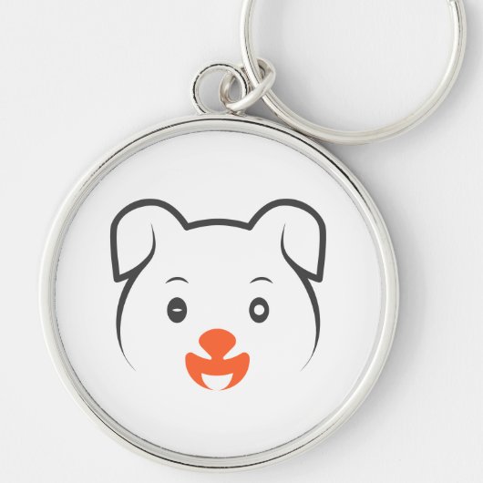 Puppy Wink Sleutelhanger (Voorkant)