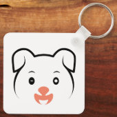 Puppy Wink Sleutelhanger (Achterkant)