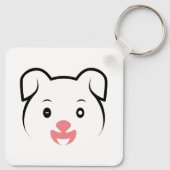 Puppy Wink Sleutelhanger (Achterkant)