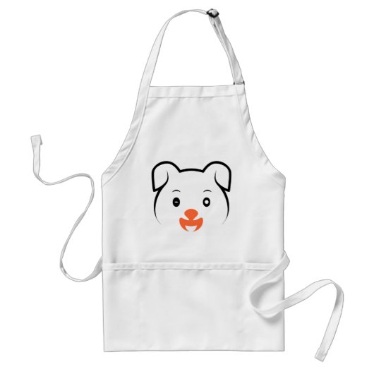 Puppy Wink Standaard Schort (Voorkant)