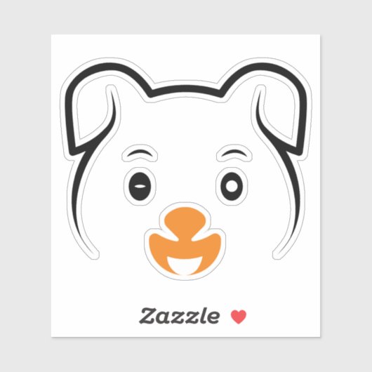 Puppy Wink Sticker (Vel)