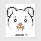 Puppy Wink Sticker (Vel)