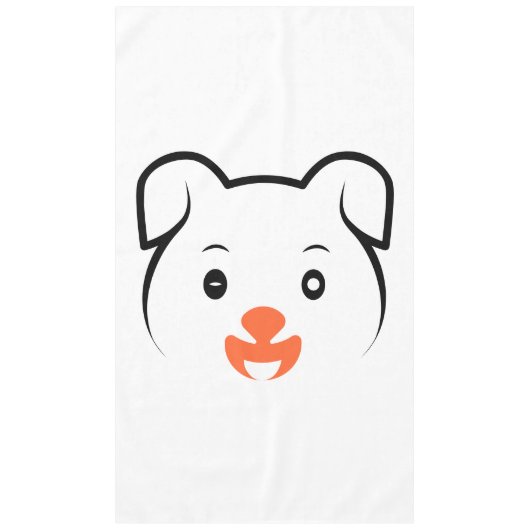 Puppy Wink Tafelkleed (Voorkant)