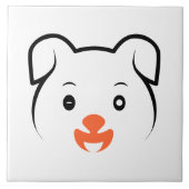 Puppy Wink Tegeltje (Voorkant)