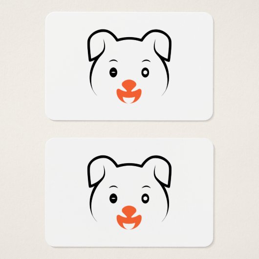 Puppy Wink Visitekaartje (Voorkant /achterkant)