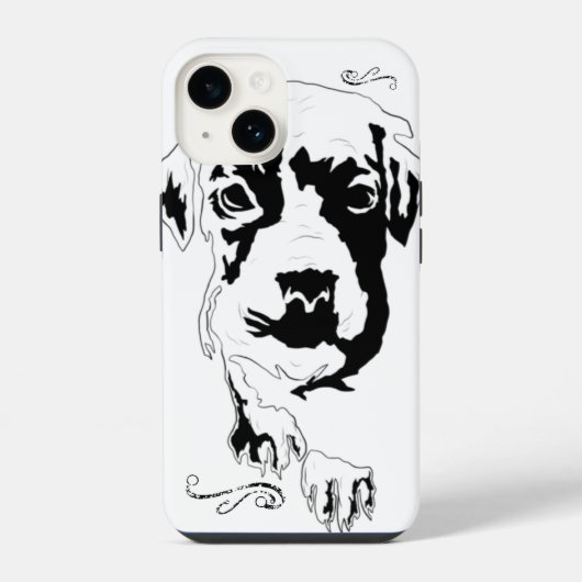 Puppy X Love 1 iPhone Hoesje (Achterkant)