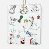 PUPPY XMAS ORNAMENT (Links)