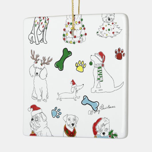 PUPPY XMAS ORNAMENT (Links)