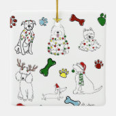 PUPPY XMAS ORNAMENT (Achterkant)