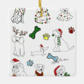 PUPPY XMAS ORNAMENT (Voorkant)