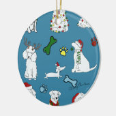 PUPPY XMAS ORNAMENT (Links)