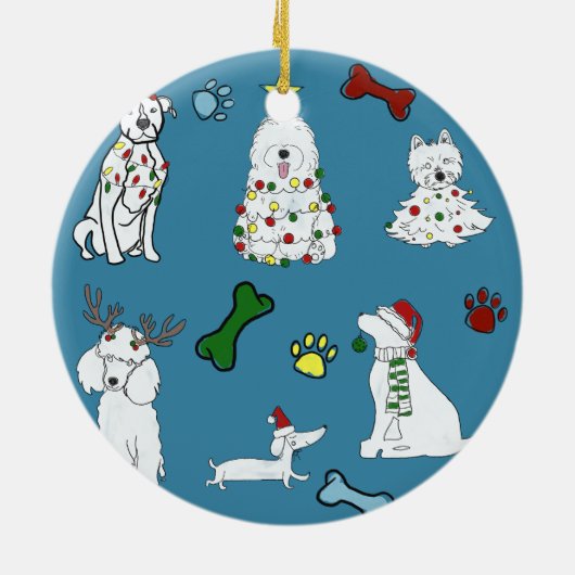 PUPPY XMAS ORNAMENT (Achterkant)