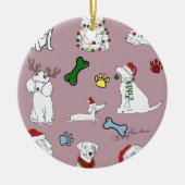 PUPPY XMAS ORNAMENT (Voorkant)
