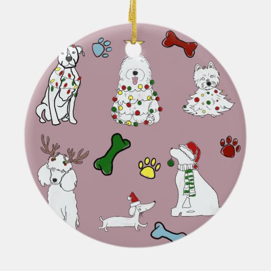 PUPPY XMAS ORNAMENT (Achterkant)