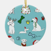 PUPPY XMAS ORNAMENT (Voorkant)