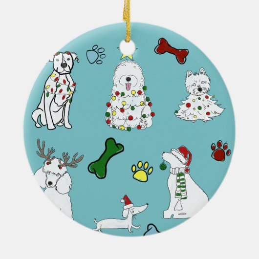 PUPPY XMAS ORNAMENT (Achterkant)