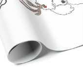PUPPY XMAS WRAPPING PAPER CADEAUPAPIER (Rol Hoek)