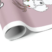 PUPPY XMAS WRAPPING PAPER CADEAUPAPIER (Rol Hoek)