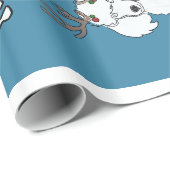 PUPPY XMAS WRAPPING PAPER  CADEAUPAPIER (Rol Hoek)