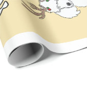 PUPPY XMAS WRAPPING PAPER CADEAUPAPIER (Rol Hoek)