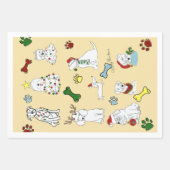 PUPPY XMAS WRAPPING PAPER SET (Voorkant 3)