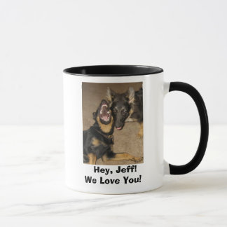Puppy Yowl,    Jeff!We houden van je! Mok