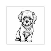 puppy zelfinktende stempel (Design)