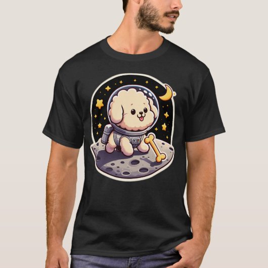 puppyastronaut t-shirt (Voorkant)